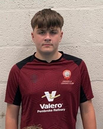 Griff Jenkins - top scored for Cresselly in defeat